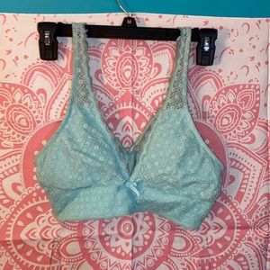 Ambrielle Blue Laced Bralette